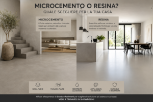 microcemento o resina